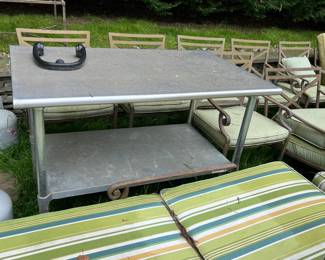 76. Stainless Steel Restaurant Table