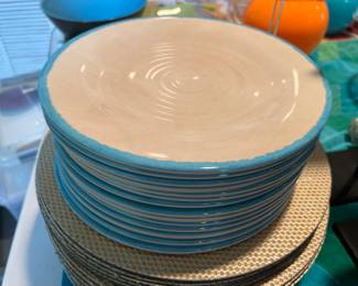 22. Mario Luca Giusti Melamine Dinnerware
22 Dinner Plates
38 Bowls
36 Salad/Dessert Plates
