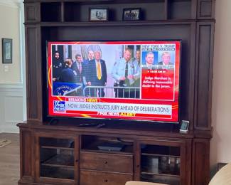 TV and Wall. unit