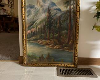 Vintage oil painting