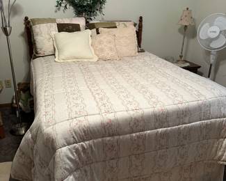 Spare bedroom furniture with matching dresser, chest and nightstand with newer mattress