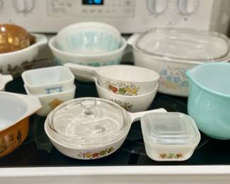 Vintage Pyrex and Corning Ware