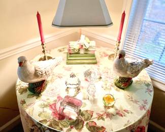 Custom Table, Lamp, Paperweights