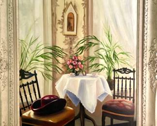 Still Life Oil on Canvas by Bettina M. Lesieur