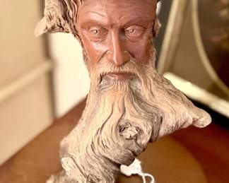 Vintage Rick Cane 1986 Woodland Spirit Sculpture