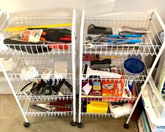 Metal Bins and Tools