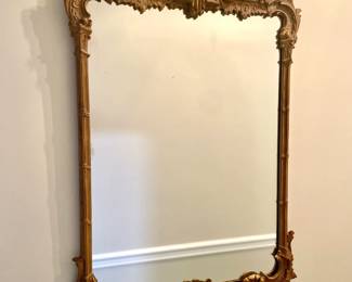 Hand Carved Chinese Oriental Mirror