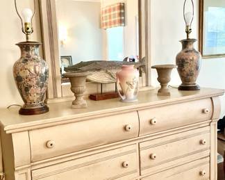 Painter's Shed Broyhill Dresser and Mirror