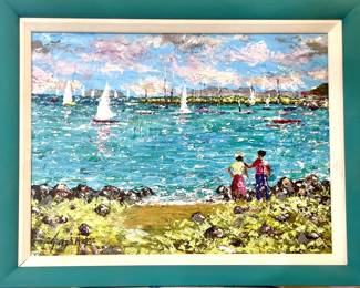 Oil on Canvas By Joseph Hodge- Virgin Islands