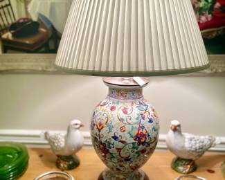 Oriental Lamp; Sterling Rim Champagne Coasters