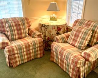 Custom Sherrill Club Chairs