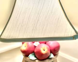 Apple Porcelain Lamp