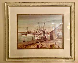 Framed Nautical Print