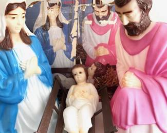 Vintage Empire Nativity Blow Molds