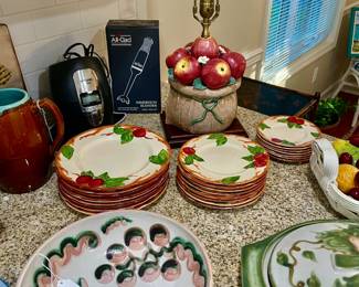 Franciscan Apple Dishes