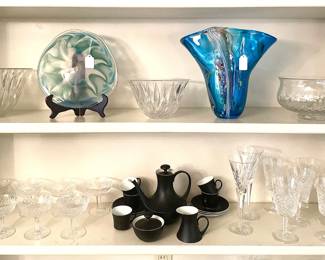 Murno Glass; Waterford Bowls