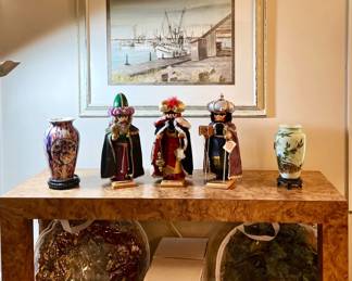 Antique Imari and Celedon Vases