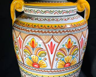 Vintage De La Cal Spanish Pottery - Cookie Jar