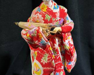 Vintage Japanese Geisha Doll