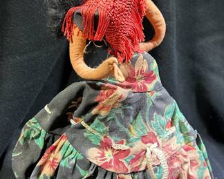 Felt Island Dancer Doll