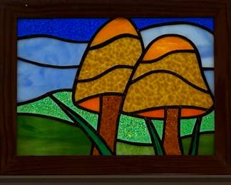 Stained Glass Mushrooms