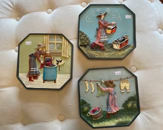 Resin Laundry Wall Plaques