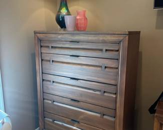 Iridescent Lamp, Canyon Chest of Drawers