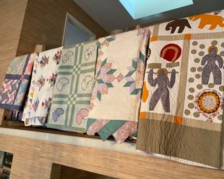 Several excellent quilts.