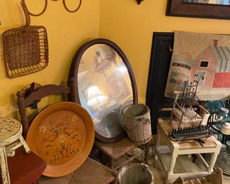 Maple syrup buckets.