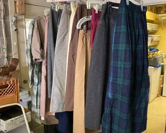 Wool skirt collection.