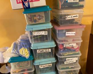 Some of the 1033 rubber stamps available.