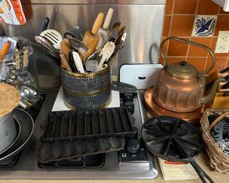 If it is forged in the South is a cornbread pan type-cast iron?