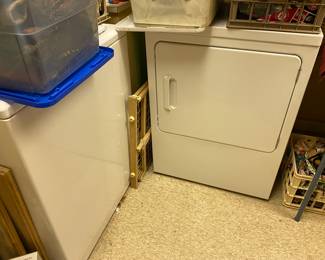 Washer and dryer.