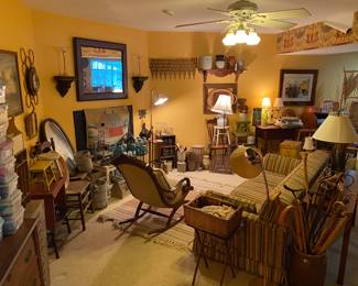 Country casual downstairs sitting room.