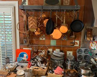 This kitchen has more copper than Calumet High School's mascot.