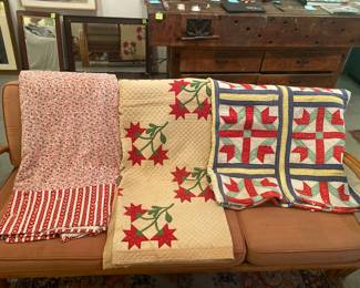 It you said I love old blankets, I’d have to say quilty as charged. 