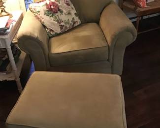 Broyhill chair and ottoman
