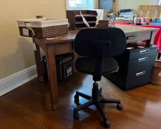 Desk and chair