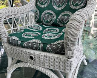 1 of 4 garden table chairs