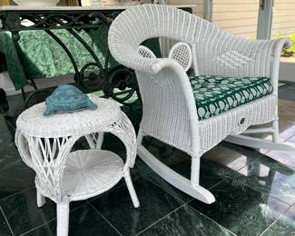Rocker and side table