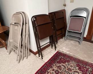 SETS OF FOLDING CHAIRS