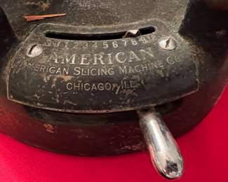 VINTAGE AMERICAN SLICING MACHINE
