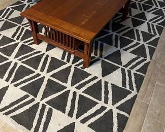 Area Rug and coffee table