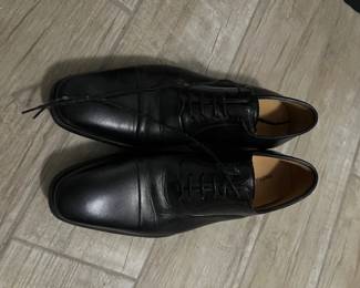 Magnanni black dress shoes, size 11 1/2