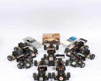 Lot 70
Lot of model cars: 1970 Oldsmobile Toronado 1/25 scale promo car. Signed by Miss America 1970, Pamela Eldred., 2 3/4"H x 9 1/2"W x 5 1/4"D