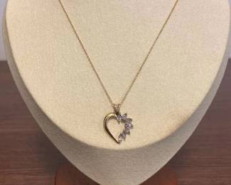 10KT Heart Necklace