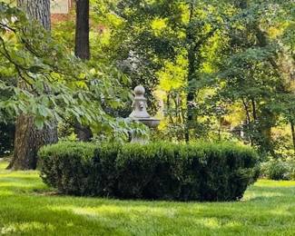 Lovely outdoor statuary