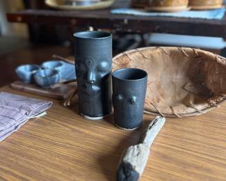 Small maker vases, vintage hoods