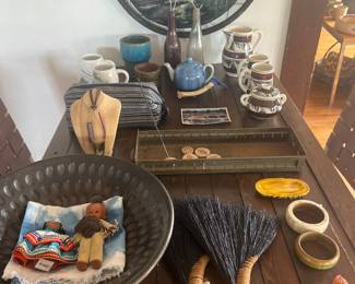 So so pretty..sage wands to ward off evil in your home as well as creepy fools and more vintage goods.