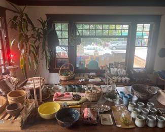 A giant table of cool shit…